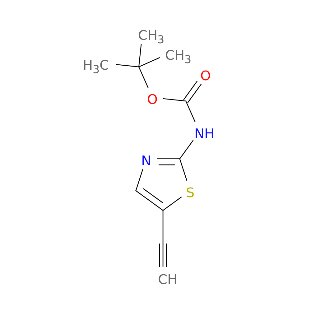 tert-butyl N-(5-ethynyl-1,3-thiazol-2-yl)carbamate