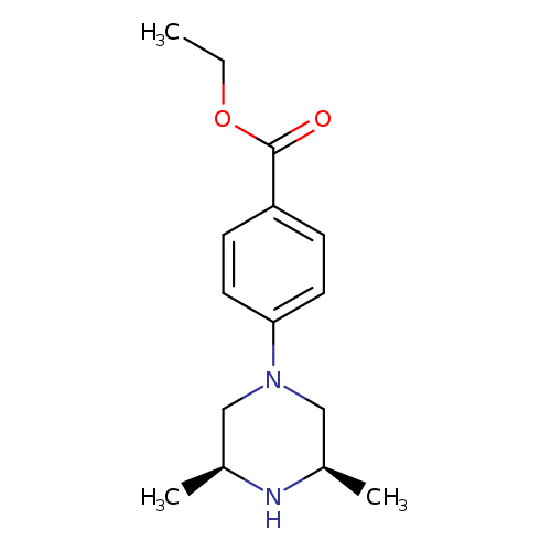 Ethyl 4-((3S,5R)-3,5-dimethylpiperazin-1-yl)benzoate