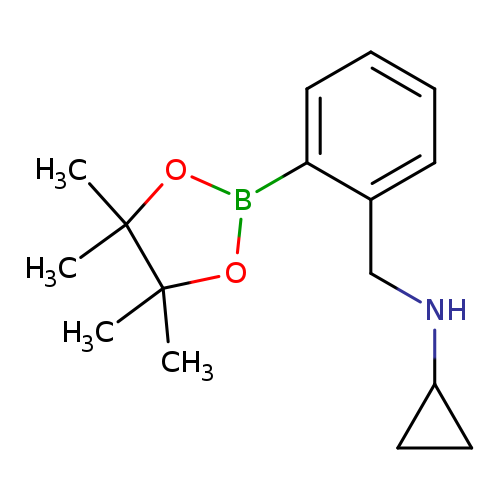 Benzenemethanamine, N-cyclopropyl-2-(4,4,5,5-tetramethyl-1,3,2-dioxaborolan-2-yl)-
