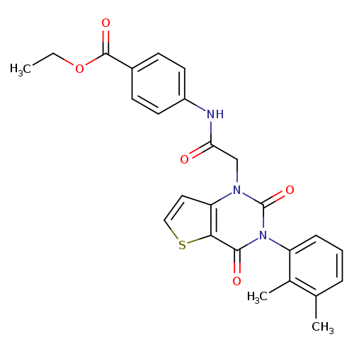 ethyl 4-{2-[3-(2,3-dimethylphenyl)-2,4-dioxo-1H,2H,3H,4H-thieno[3,2-d]pyrimidin-1-yl]acetamido}benzoate