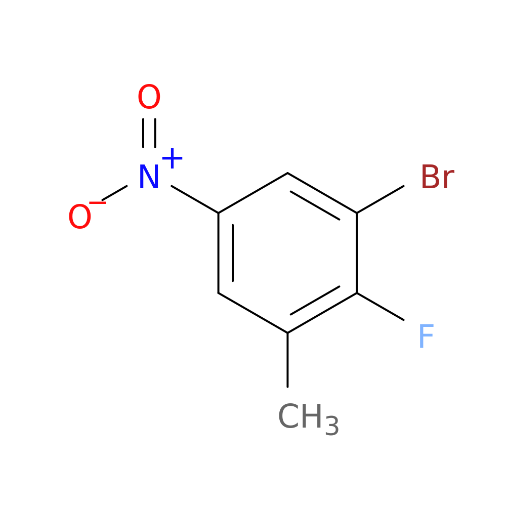1-Bromo-2-fluoro-3-methyl-5-nitrobenzene
