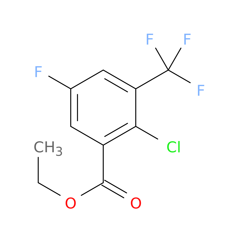 Ethyl 2-chloro-5-fluoro-3-(trifluoromethyl)benzoate