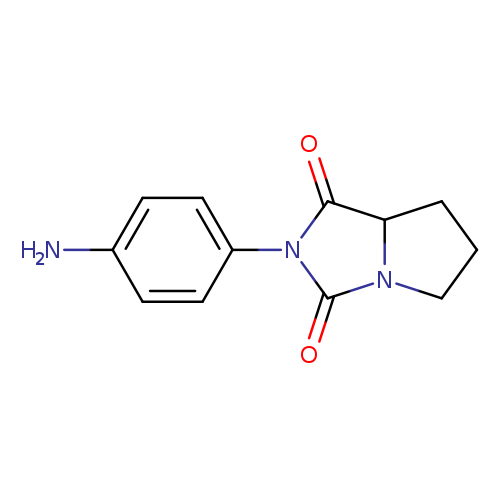 2-(4-Aminophenyl)tetrahydro-1h-pyrrolo[1,2-c]imidazole-1,3(2h)-dione