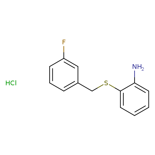 (2-[(3-Fluorobenzyl)thio]phenyl)amine hydrochloride