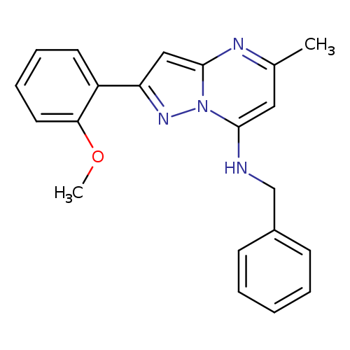 N-benzyl-2-(2-methoxyphenyl)-5-methylpyrazolo[1,5-a]pyrimidin-7-amine