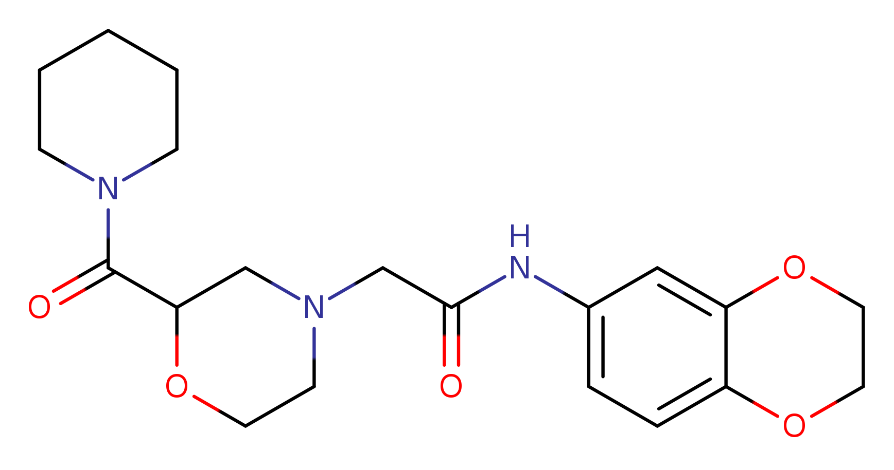 N-(2,3-dihydro-1,4-benzodioxin-6-yl)-2-[2-(piperidine-1-carbonyl)morpholin-4-yl]acetamide