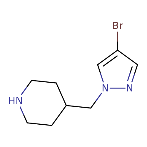 4-[(4-bromo-1H-pyrazol-1-yl)methyl]piperidine