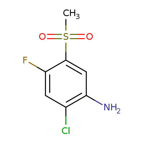 2-Chloro-4-fluoro-5-methanesulfonylaniline
