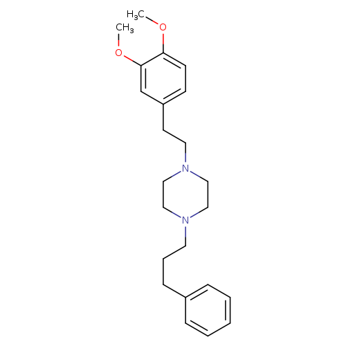 Piperazine, 1-[2-(3,4-dimethoxyphenyl)ethyl]-4-(3-phenylpropyl)-