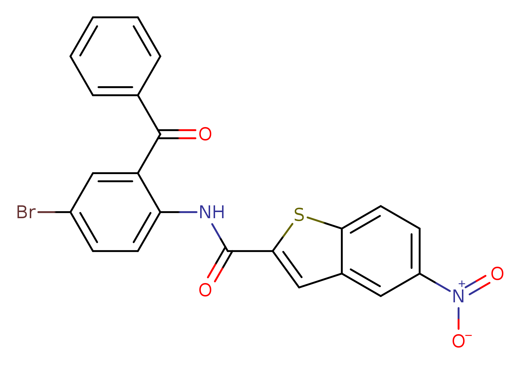 N-(2-benzoyl-4-bromophenyl)-5-nitro-1-benzothiophene-2-carboxamide