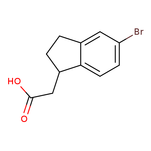 2-(5-bromo-2,3-dihydro-1H-inden-1-yl)acetic acid