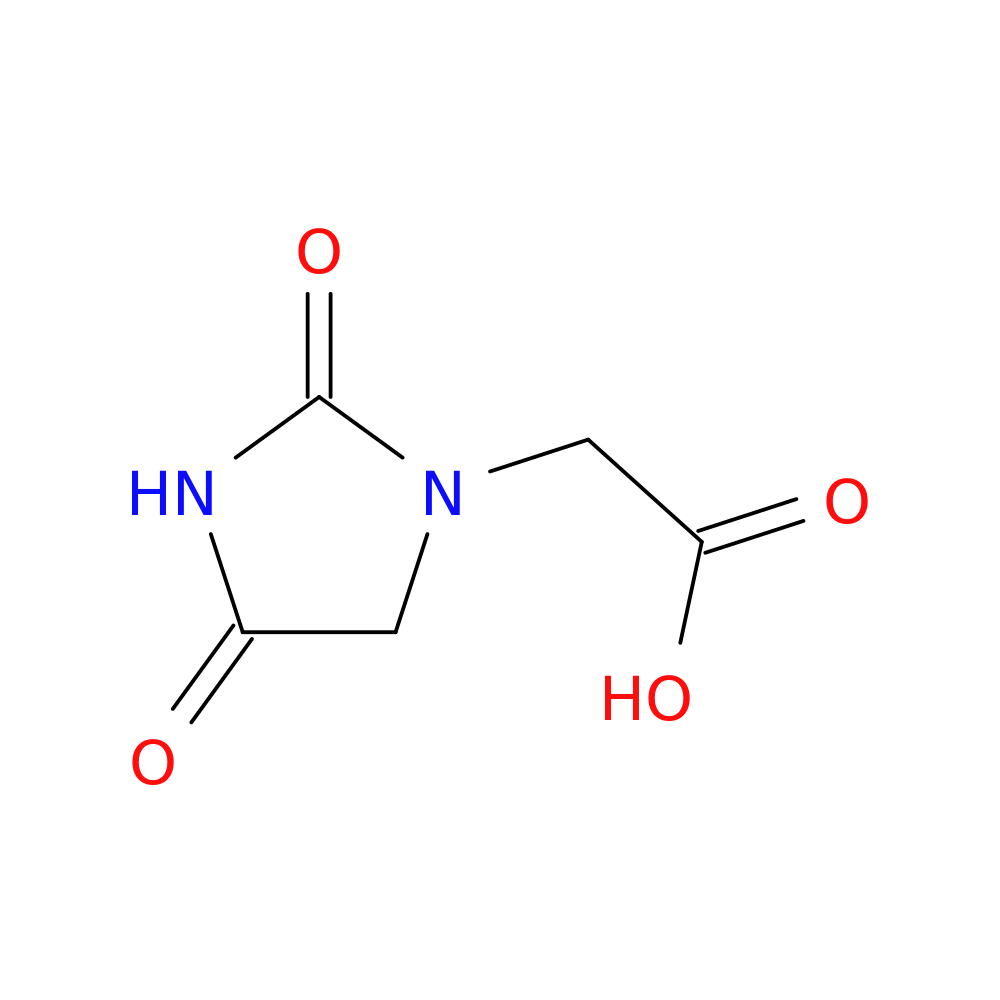 (2,4-Dioxoimidazolidin-1-yl)acetic acid