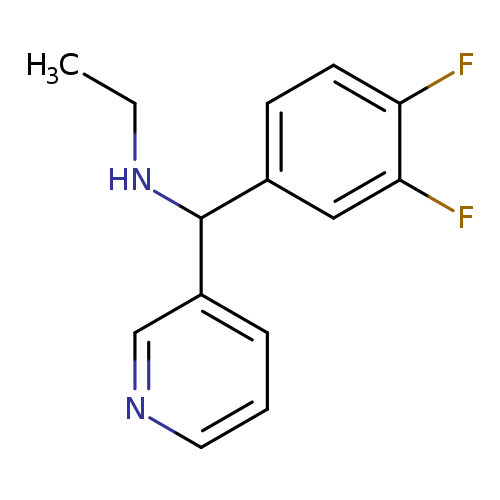 [(3,4-difluorophenyl)(pyridin-3-yl)methyl](ethyl)amine