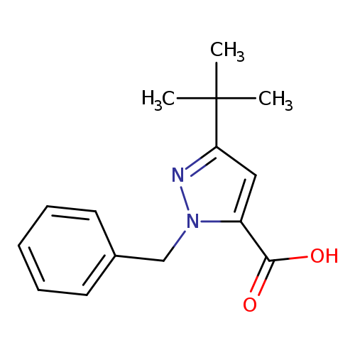 1H-Pyrazole-5-carboxylic acid, 3-(1,1-dimethylethyl)-1-(phenylmethyl)-