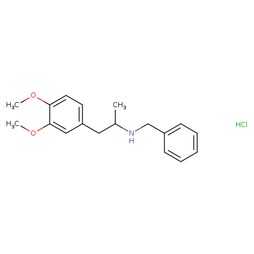 3,4-dimethoxy-α-methyl-N-(phenylmethyl)-benzeneethanamine, monohydrochloride