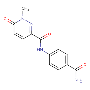 N-(4-carbamoylphenyl)-1-methyl-6-oxo-1,6-dihydropyridazine-3-carboxamide