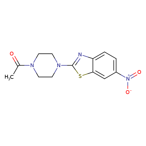 1-[4-(6-nitro-1,3-benzothiazol-2-yl)piperazin-1-yl]ethan-1-one