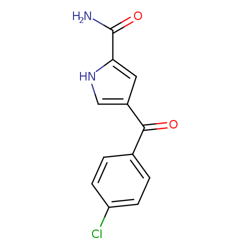 4-(4-chlorobenzoyl)-1H-pyrrole-2-carboxamide