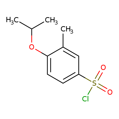 3-methyl-4-(propan-2-yloxy)benzene-1-sulfonyl chloride