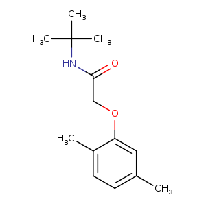 N-(tert-butyl)-2-(2,5-dimethylphenoxy)acetamide