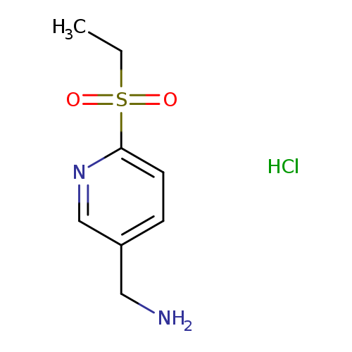 (6-(Ethylsulfonyl)pyridin-3-yl)methanamine hydrochloride
