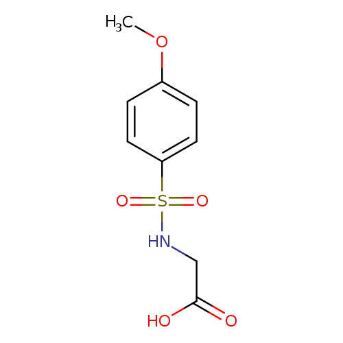 Glycine, N-[(4-methoxyphenyl)sulfonyl]-