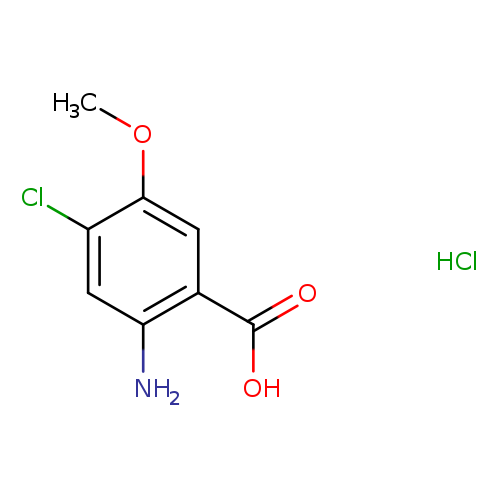 2-amino-4-chloro-5-methoxybenzoicacidhydrochloride