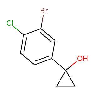 Cyclopropanol, 1-(3-bromo-4-chlorophenyl)-