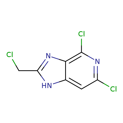 4,6-dichloro-2-(chloromethyl)-1H-imidazo[4,5-c]pyridine