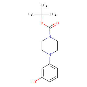 1-Piperazinecarboxylic acid, 4-(3-hydroxyphenyl)-, 1,1-dimethylethyl ester