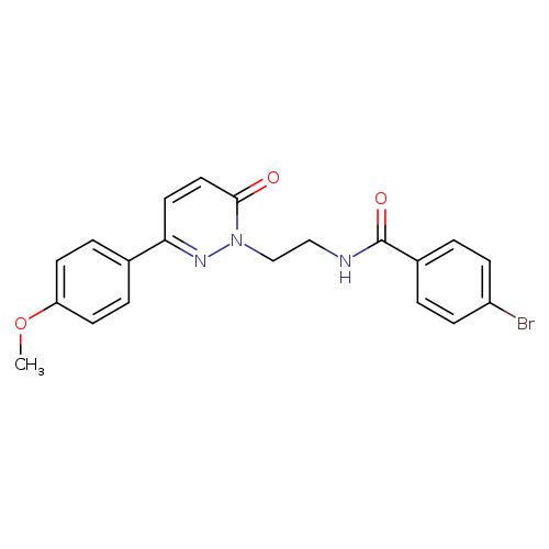 4-bromo-N-{2-[3-(4-methoxyphenyl)-6-oxo-1,6-dihydropyridazin-1-yl]ethyl}benzamide