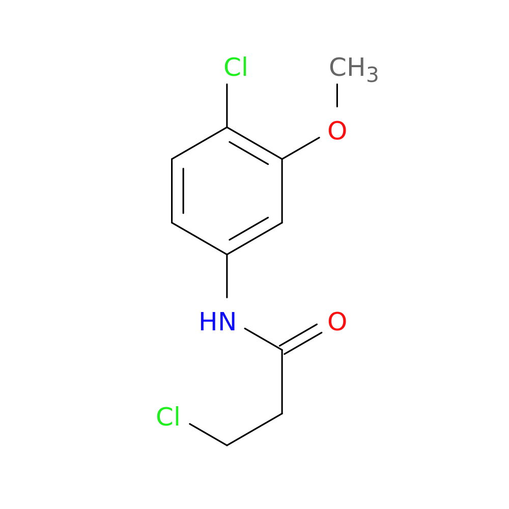 3-Chloro-n-(4-chloro-3-methoxyphenyl)propanamide