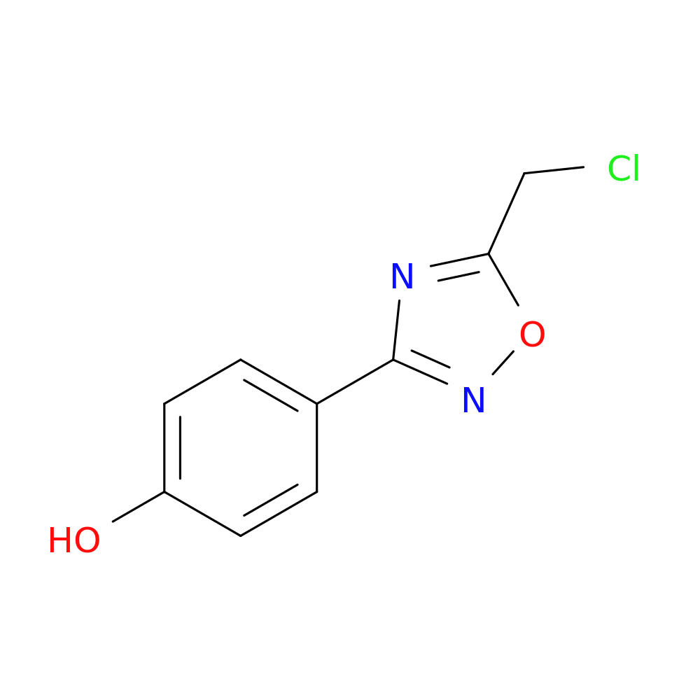 4-(5-(Chloromethyl)-1,2,4-oxadiazol-3-yl)phenol