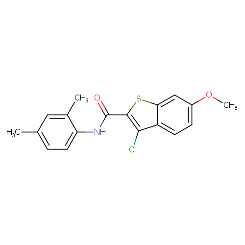 3-chloro-N-(2,4-dimethylphenyl)-6-methoxy-1-benzothiophene-2-carboxamide