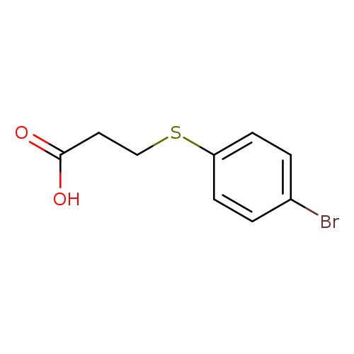 3-(4-Bromophenyl)sulfanylpropanoic acid