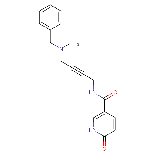 N-{4-[benzyl(methyl)amino]but-2-yn-1-yl}-6-oxo-1,6-dihydropyridine-3-carboxamide
