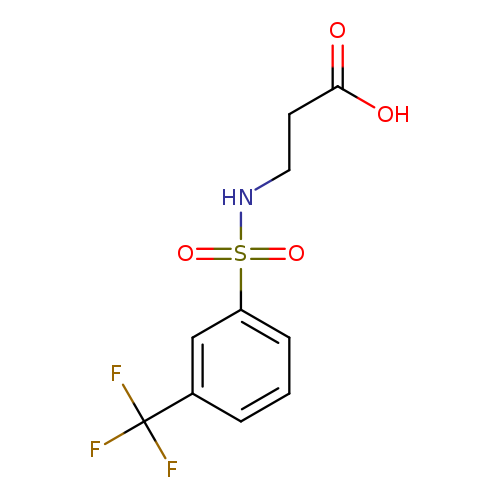 3-(3-(Trifluoromethyl)phenylsulfonamido)propanoic acid
