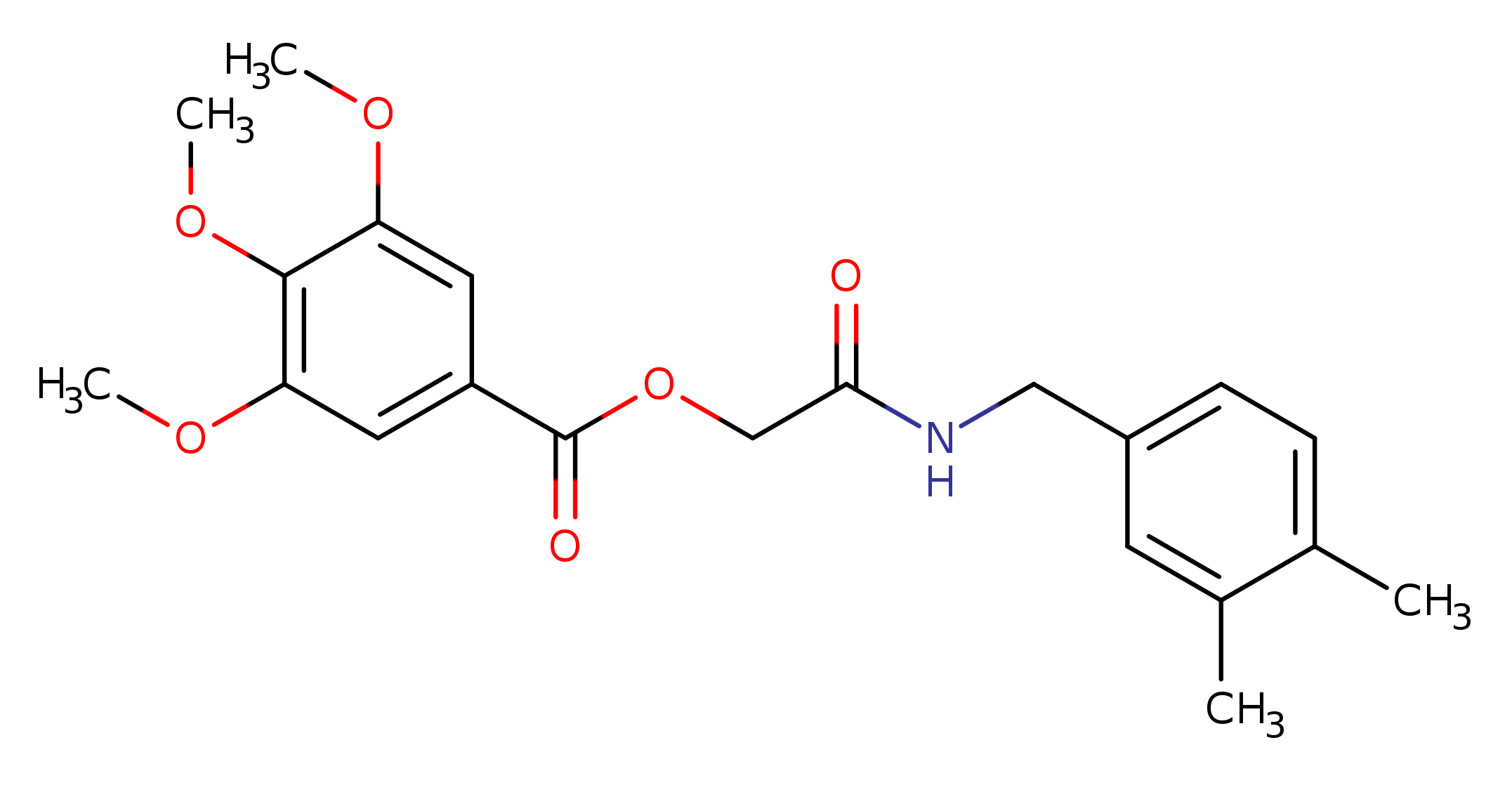 {[(3,4-dimethylphenyl)methyl]carbamoyl}methyl 3,4,5-trimethoxybenzoate