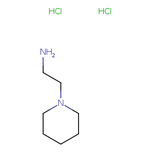 1-Piperidineethanamine, hydrochloride (1:2)