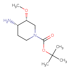 1-Piperidinecarboxylic acid， 4-amino-3-methoxy-， 1，1-dimethylethyl ester， (3R，4S)-rel-