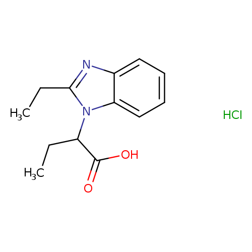 2-(2-ethyl-1H-benzimidazol-1-yl)butanoic acid hydrochloride