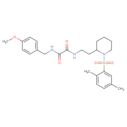 N-{2-[1-(2,5-dimethylbenzenesulfonyl)piperidin-2-yl]ethyl}-N'-[(4-methoxyphenyl)methyl]ethanediamide