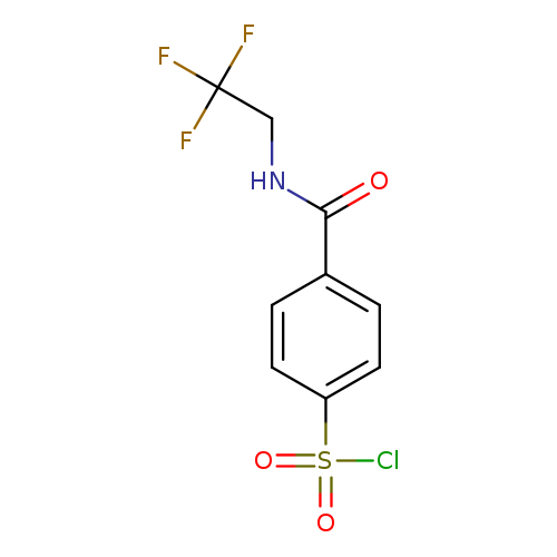 4-([(2,2,2-Trifluoroethyl)amino]carbonyl)benzenesulfonyl chloride