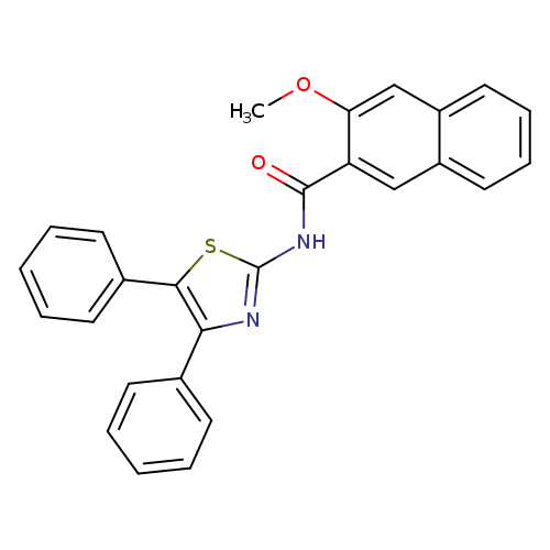 N-(4,5-diphenyl-1,3-thiazol-2-yl)-3-methoxynaphthalene-2-carboxamide