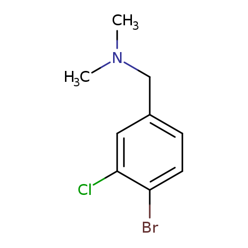 1-(4-Bromo-3-chlorophenyl)-N,N-dimethylmethanamine