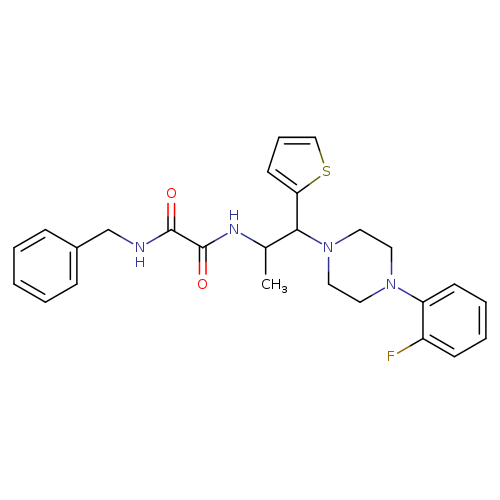 N'-benzyl-N-{1-[4-(2-fluorophenyl)piperazin-1-yl]-1-(thiophen-2-yl)propan-2-yl}ethanediamide