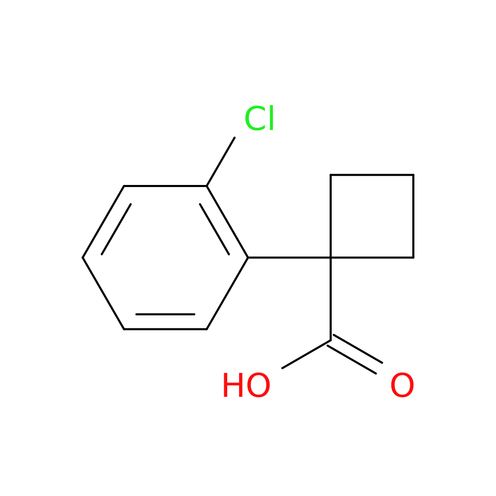 1-(2-Chlorophenyl)cyclobutane-1-carboxylic acid