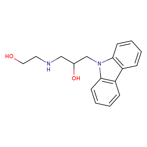 1-(9H-Carbazol-9-yl)-3-((2-hydroxyethyl)amino)propan-2-ol