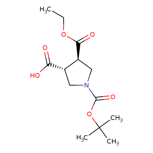 trans-1-Boc-3,4-pyrrolidinedicarboxylic acid, 3-ethyl ester