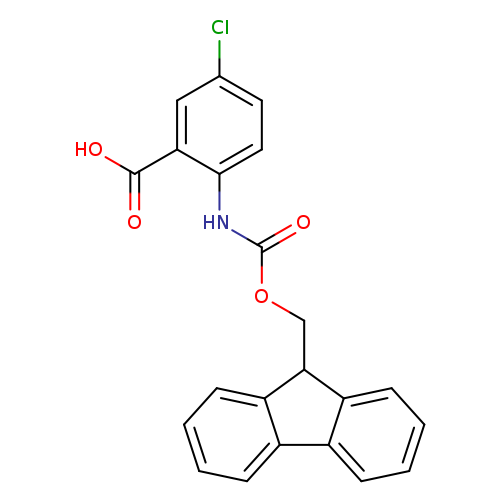 Benzoic acid, 5-chloro-2-[[(9H-fluoren-9-ylmethoxy)carbonyl]amino]- (9CI)